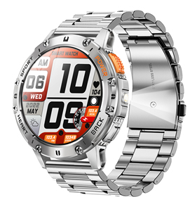 K65 direttamente fabbrica Amoled 1.43 ''smartwatch con torcia 530mAh grande batteria orologio da uomo <span class=keywords><strong>Super</strong></span> buona qualità Smart Watcheses - Product Image 2