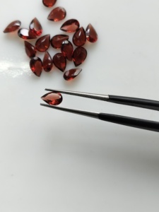 Natural Red <b>Garnet</b> 6x4MM Pear Cut Best Quality Loose Gemstone for Jewelry Making Red Mountain Gems in - Product Image 2