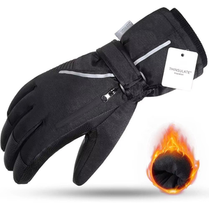 Guantes Térmicos con Pantalla Táctil para Invierno, Forros para Snowboard y Esquí con Calefacción Eléctrica, Características de Motocicleta, Cálidos y Cómodos - Product Image 1