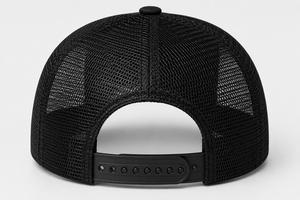 Premium Quality Black 6-Panel Trucker Cap Mesh Back Adjustable Unisex Casual <b>Hat</b> Spring <b>Summer</b> Adult Bulk Order Custom Colors - Product Image 2