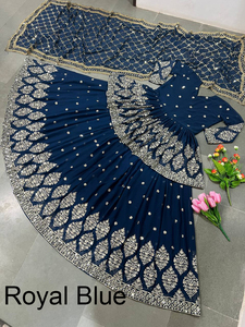 ชุด kurti & dupatta ชุดอินเดียพื้นเมืองดั้งเดิมพร้อมงานปักเลื่อมงานปักเลื่อมงานปาร์ตี้แบบเย็บเต็ม - Product Image 2