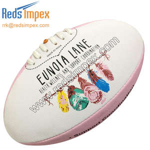 Ballon de football australien haute performance, cousu, en caoutchouc synthétique, conçu pour une adhérence exceptionnelle, longue durée de vie - Product Image 3