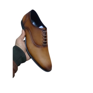 Men's Cow Leather Lace-Up Loafers Geometric Pattern Custom Toe Casual <b>Shoes</b> Fashionable Black Color Light Weight - Product Image 5