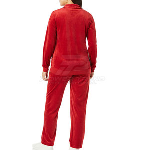Long Sleeve <b>Jacket</b> High Waist Pants Women <b>Rhinestone</b> Velvet Winter Set Sparkly Matching Outfit for Party Daily Wear Breathable - Product Image 3