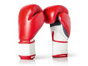 ถุงมือชกมวยเด็ก สีน้ำเงิน ขาว แดง เหลือง ขนาด 16 ออนซ์ วัสดุ PU ปรับแต่งได้สำหรับยุโรปและรัสเซีย - Product Image 4