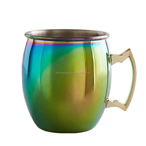 Tazas de mula de Moscú de cobre antiguo modelo TCD, excelentes tazas de cerveza, reutilizables, nuevo estilo, tazas y tazas de vodka para uso en Bar - Product Image 5