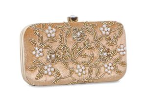 Bolso de Mano de Noche con Bordado a Bajo Precio, con Patrón Étnico Decorativo para Bodas y Festivales - Product Image 4