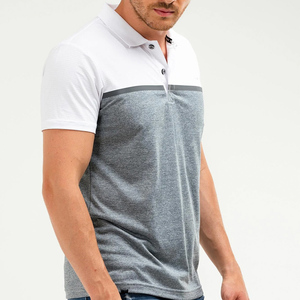 Polo homme moderne en mélange de coton, respirant, toucher doux, manches courtes, col classique, vêtement décontracté pour homme, en solde. - Product Image 4