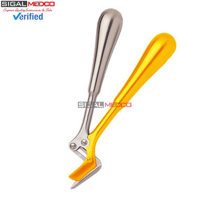 Tijeras Quirúrgicas Manuales de Acero Inoxidable Alemán de Alta Calidad, 11 Pulgadas, Ortopédicas, con Mango Plateado, Certificación CE, Profesionales - Product Image 4