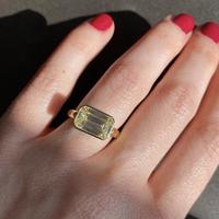 Anillo de Compromiso de Oro Sólido Real de 10k, 14k, 18K con Diamante Cultivado en Laboratorio de 3 Quilates, Corte Esmeralda, Claridad VS, Certificado IGI, Engaste de Bisel, Venta al por Mayor