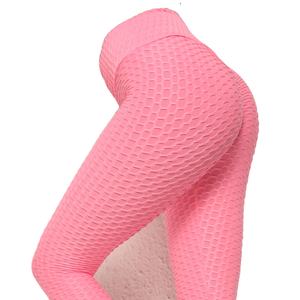 Jacquard Bubble <b>Yoga</b> Pants High Waist Hip Leggings Sports <b>Fitness</b> <b>Yoga</b> <b>Wear</b> Tiktok Leggings - Product Image 1