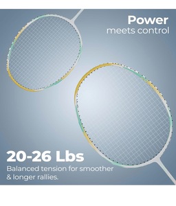 High DURABLE ISOMETRIC Frame Professional Full Carbon Fiber <b>Badminton</b> Racket Lightweight Smooth Graphite Shaft Soft Hardness - Product Image 3