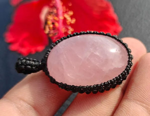 Colgante de mariposa de acero inoxidable hecho a mano al por mayor con cordón negro, joyería unisex de piedras preciosas de cristal curativas, regalo - Product Image 2