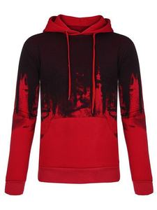 Men <b>Hoodies</b> Winter Relaxed Fit Hooded Sweatshirt Outwear Warm Pullover Jacket <b>Sublimated</b> Hoodie - Product Image 3