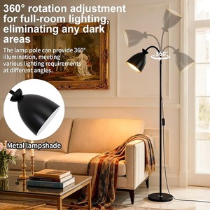 Lampe de sol LED mince à économie d'énergie avec un design moderne pour l'éclairage des appartements - Product Image 6