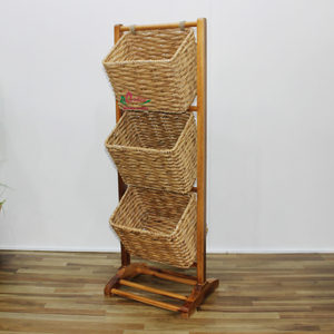 Artex Dong Thap Factory Braided Water Hyacinth Kitchen Rack Organizer Fruit Storage Spice Shelving <b>Closet</b> <b>Accessories</b> - Product Image 6