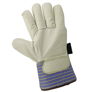 Guantes de trabajo de cuero a precio económico, guantes de trabajo de cuero con doble palma, guantes de trabajo de cuero sintético, guantes de trabajo resistentes, guantes de trabajo generales - Product Image 4