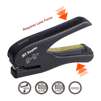Agrafeuse manuelle élégante pour bureau et école S10065, facile à utiliser, en métal et plastique, alimentation manuelle, format d'agrafes 26/6