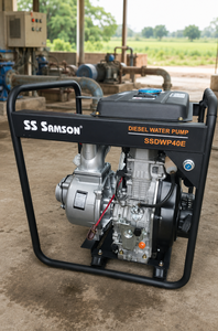 ปั๊มน้ำดีเซล SS Samson รุ่น SSDWP40E 7.5 แรงม้า ปั๊มแบบแรงเหวี่ยง พร้อมท่อปล่อยขนาด 1-1/2 นิ้ว สำหรับน้ำเสียและการควบคุมน้ำท่วม - Product Image 4