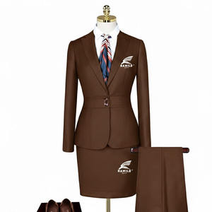 Trajes Elegantes Estilo Vintage Personalizados OEM 2026 para Mujeres de Tallas Grandes, para Eventos Formales, Negocios e Iglesia, con Posición para Logotipo Frontal - Product Image 2