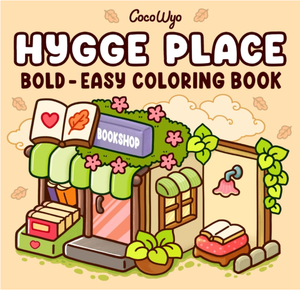 Libro de Colorear Hygge Place para Adultos, Diseños de Papel con Líneas Gruesas y Fáciles para Relajación (Venta al Por Mayor) - Product Image 2
