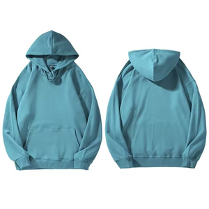 Sweat-shirts en polaire d'hiver unisexe, 17 couleurs, 300 grammes, taille européenne, design personnalisé, logo OEM imprimé ou brodé sur un sweat-shirt uni - Product Image 2
