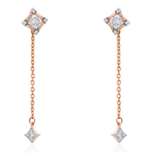 High Demand 14KT Rose Gold Lab Grown Diamond <b>Earrings</b> 4.87g Lightweight Daily Wear Dainty <b>Studs</b> Wholesale Jewelry Vendor Bulk - Product Image 2