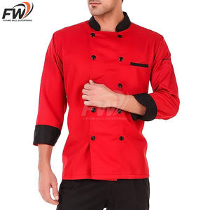 Conjunto de Chaqueta y Gorro de Chef Personalizado de Secado Rápido, Diseño Más Popular de Odm, para Venta al Por Mayor - Product Image 1