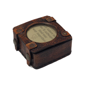 Premium Vintage Brass Sundial Compass Decorative Storage Box | Antique Nautical Tabletop Decor | Elegant Home Office Collectible - Product Image 2