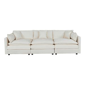 Divano a 3 Posti per Soggiorno 2187 Beige - Product Image 1