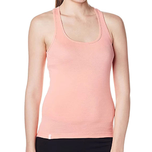 Comfortable Women's Tank <b>Top</b>-High Quality 100% Cotton Breathable Slim Fit Fitness Wear with Knitted Solid Color Breathable Fit - Product Image 1