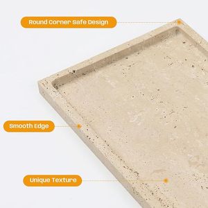 <b>Cheap</b> Marble <b>Vanity</b> Organizer Tray for Makeup, Skincare Products, Perfumes and Bathroom Accessories By AALIYAN IMPEX - Product Image 1