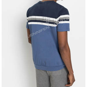 Camiseta de Manga Larga Personalizada de Fábrica para Hombre, Color Sólido, Rayas, Cuello Redondo, Mezcla de Algodón, Corte Holgado, Estilo Urbano, Pedido al por Mayor - Product Image 6