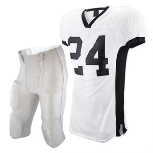 Uniforme de Fútbol Americano Personalizado en Oferta, Talla Grande, Poliéster Transpirable, Pantalones Cortos Estampados con Protección UV - Product Image 3