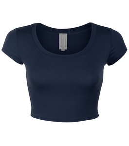 Wholesale High Quality Women's Custom Logo <b>Crop</b> <b>Top</b> Shirts Polyester Cotton Blank Sexy Girl's Tank <b>Top</b> Sets Gym Sports <b>Crop</b> <b>Top</b> - Product Image 1