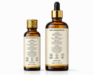 Huile Essentielle de Citronnelle du Tamil Nadu 100% Pure et Naturelle de Qualité Supérieure, Distillée à la Vapeur, pour Aromathérapie et Soin du Visage, par Kodai Global Export - Product Image 2