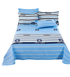 Juego de Sábanas Unisex para Adultos 100% Algodón al por Mayor, Sábana Plana con Estampado Floral de Buena Calidad, Venta Caliente, Uso Textil para el Hogar NWK - Product Image 1