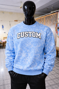 Unisex Custom Printed Acid Washed <b>Sweatshirt</b> Oversized Fit Crewneck Pullover Premium Quality Streetwear Apparel Bulk Supplier - Product Image 6