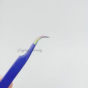 แหนบต่อขนตาสีฟ้าแหนบสแตนเลส - Product Image 5