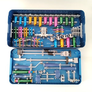 Ensemble d'instruments pour la colonne vertébrale, rétracteur tubulaire manuel minimal invasif pour la colonne vertébrale, rétracteur de colonne vertébrale MIS OLIF - Product Image 1