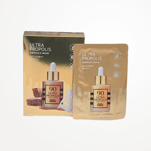 Mascarilla facial JAMINKYUNG Jamingyeong Propolis Ampoule Mask 20g 10 unidades, mascarilla facial de lámina, mascarilla facial dorada, mascarillas faciales de hidrogel - Product Image 5