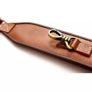 Sangle de transport en cuir pour leurres de chasse, multi-boucles, avec anneaux métalliques et mousqueton, pour l'extérieur, vente en gros - Product Image 6