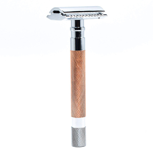 Hot Selling Barber Salon Use Safety <b>Razors</b> Double Edge High Carbon Steel Men's Beard Grooming <b>Razors</b> Wooden Handle Barber <b>Razors</b> - Product Image 4