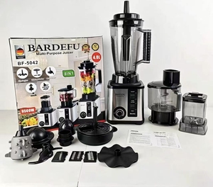 เครื่องปั่นอเนกประสงค์ BARDEFU รุ่น BF-5042 ความจุ 4.0 ลิตร กำลังไฟ 850 วัตต์ ทำจากสแตนเลส 8-in-1 พร้อมอุปกรณ์เสริมสำหรับใช้ในครัวเรือน ปรับความเร็วได้ 5+ ระดับ - Product Image 1