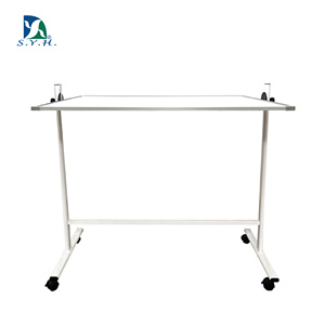 Pizarra blanca metálica de doble cara reversible con soporte y ruedas - Product Image 3