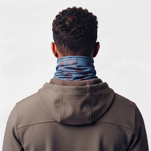 Cache-cou élégant 100 % polyester pour homme, couleur unie, taille personnalisée, respirant, pour activités de plein air - Product Image 2
