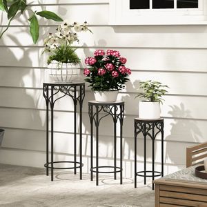Portafiori Decorativo per Arredamento da Giardino con Top in Ceramica per Spazi Esterni - Product Image 1
