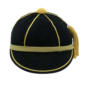 Gorra de Honor de Rugby Bicolor Azul Marino y Dorado con Borla, Estilo Inglés, Gorras de Honor de Graduación, Hechas en Pakistán por SFIVE INDUSTRIES - Product Image 5