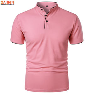 Polo pour homme 100% coton, manches courtes, patte de boutonnage, coupe ajustée décontractée, t-shirt uni, vente en gros, OEM, vêtements personnalisés avec logo - Product Image 6