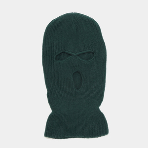 Masque de ski en polyester 100% tricoté à double couche avec logo personnalisé, 3 trous, balaclava, couvre-visage complet, chaud pour l'hiver et les températures froides - Product Image 4
